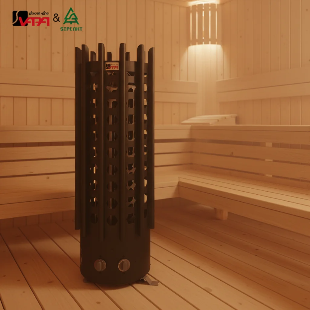Sauna Heater 6Kw Electric - 6KW Tower‑Style Freestanding Stainless Steel Electric