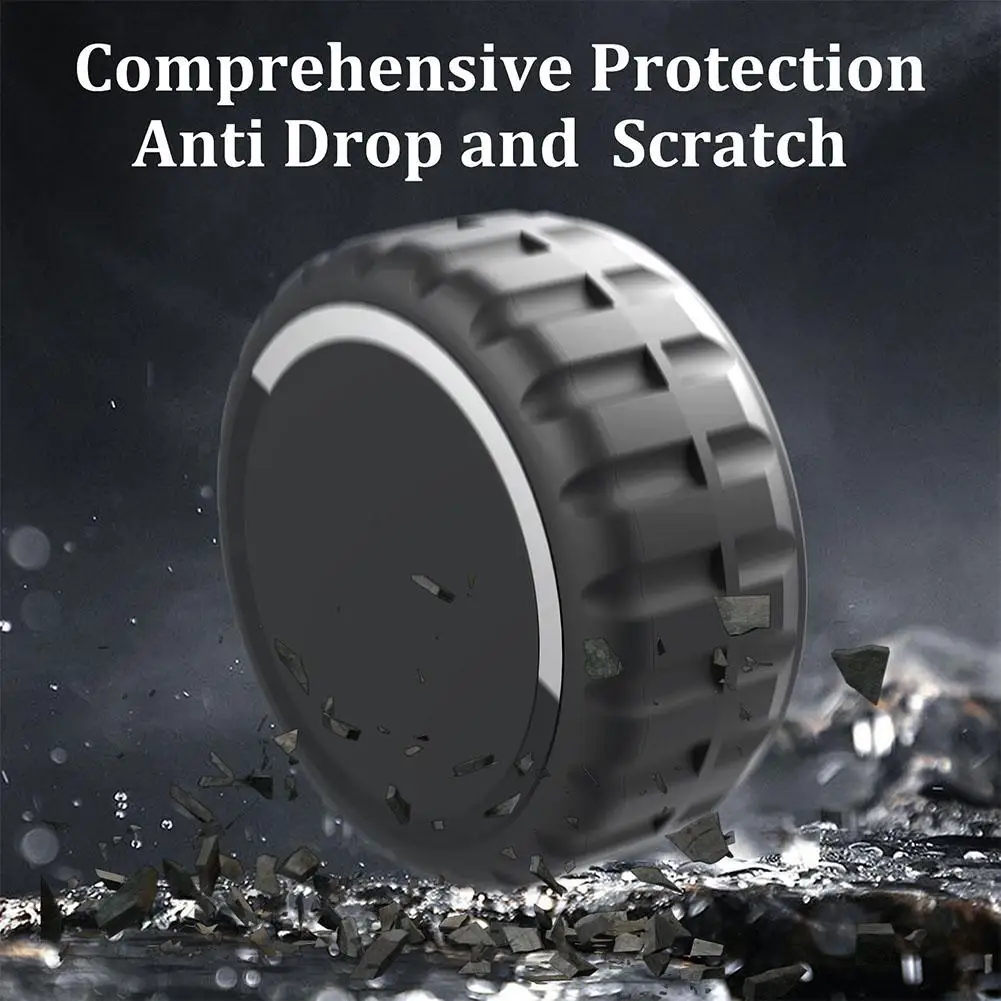 เคสแม่เหล็กสำหรับ AirTag ของ Apple ที่ยึดติดกับรถยนต์ จักรยานยนต์ พร้อมฝาครอบป้องกันสำหรับ AirTags รุ่นใหม่