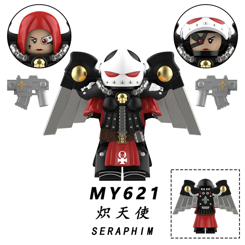 Hot Toys Serienmodell, zusammengebauter Baustein-Bausatz, Empire Fist Space Wolf Holy Blood Angel Actionfigur, Spielzeuggeschenk