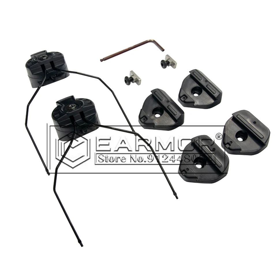 Opsmen earmorヘッドセットM-LOKおよびmtekレールアダプター