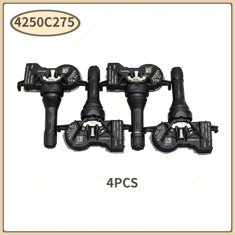 4250C275 4PCS FOR MITSUBISHI Eclipse Cross Mirage Pajero Pajero Sport SHOGUN SPORT TIRE PRESSURE SENSOR TPMS 433MHz  S180150004