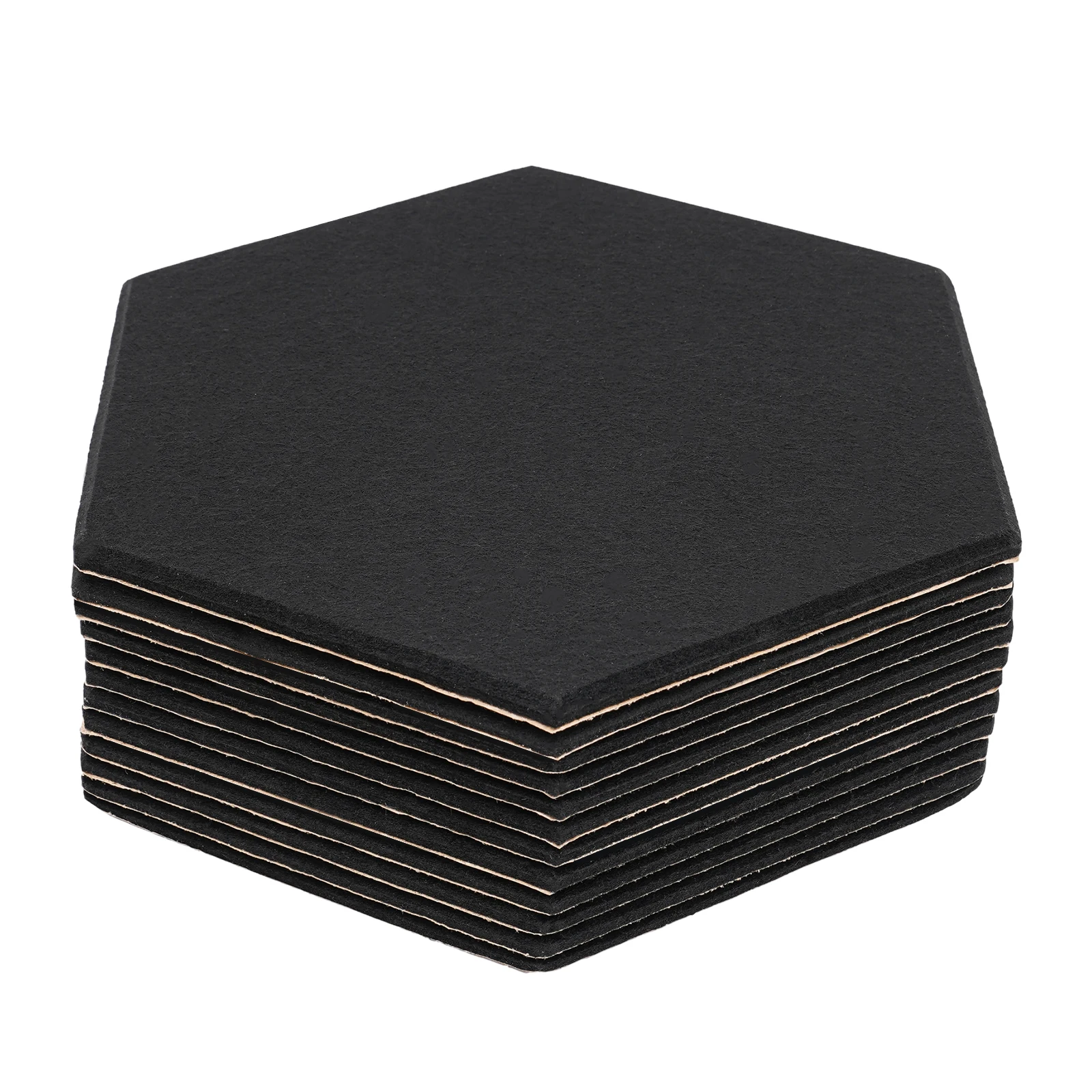 Sechseckige Akustikplatten, hochdichte Schalldämmung, 12er-Pack Akustikschaum für Wanddekoration und akustische Behandlung – Detail 9