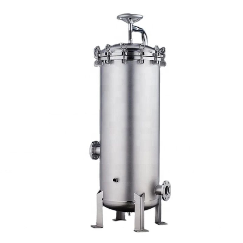 

Food Grade High Flow Rate 304 Stainless Steel Bag Housing Filter Oil Filter Processing hine for Coconut Oil Purification