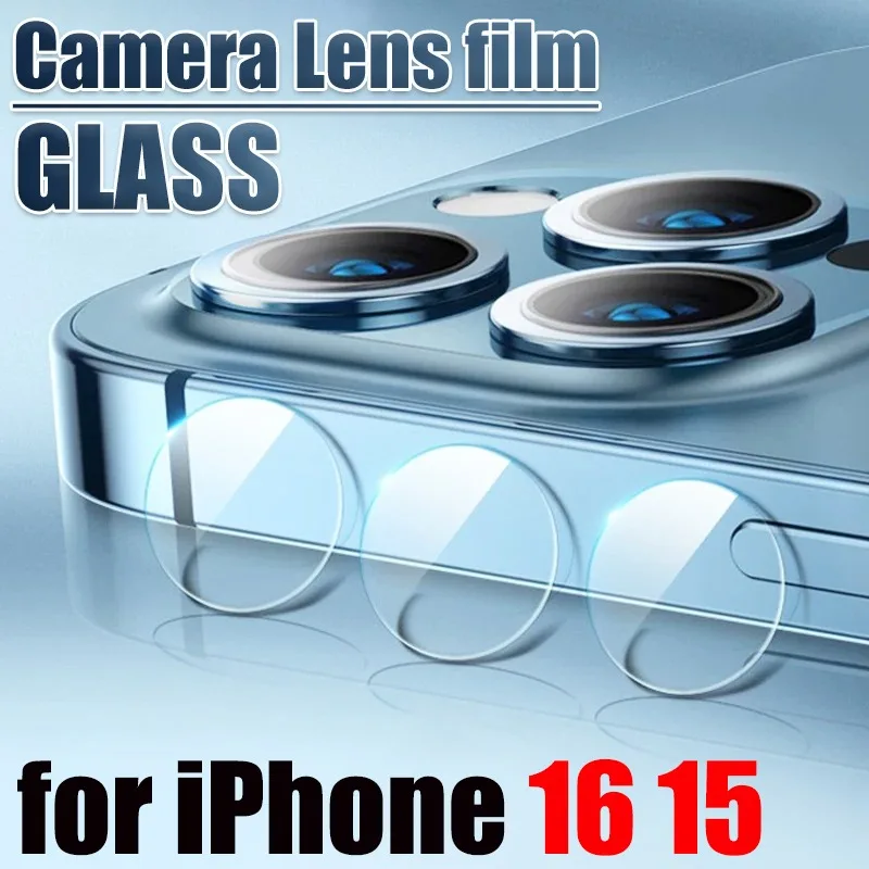 

3-1SETS Camera Lens Film for IPhone 16 15 Pro Max 16plus Lens Tempered Glass Protective Film for IPhone16 15pro Camera Protector