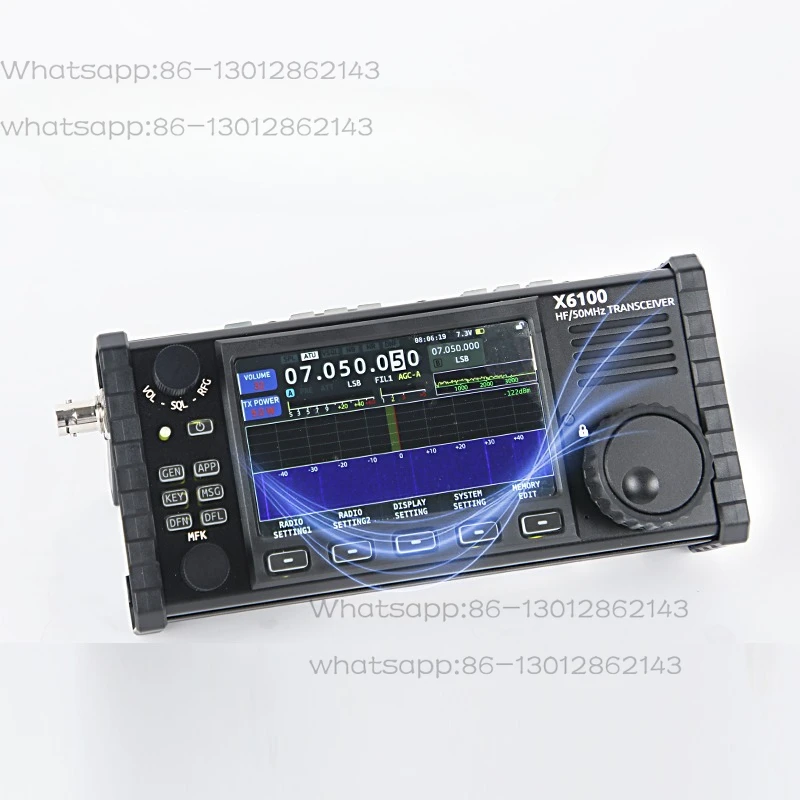 Shortwave radio X6100 portable SDR full mode transceiver built-in antenna HF/50MHz