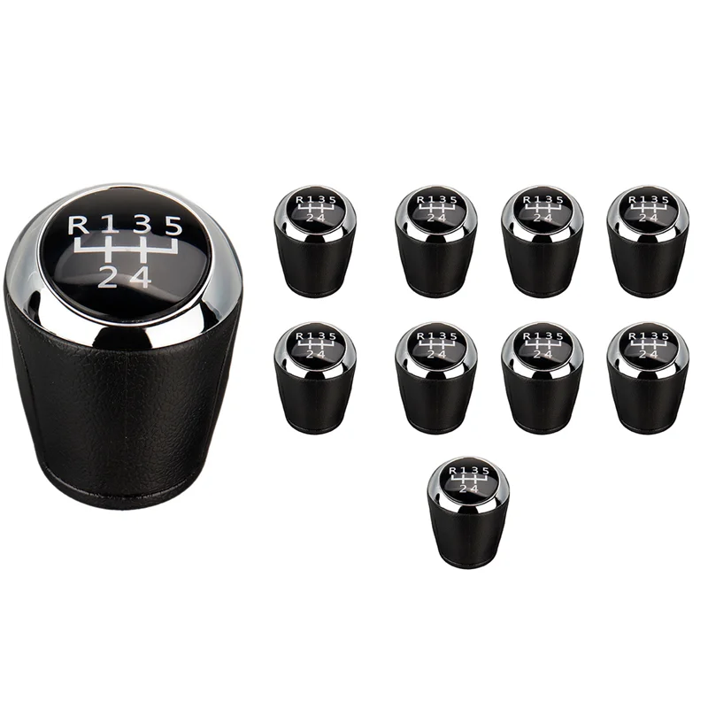 

Reliable 10Pcs 5 Speed Car MT Gear Shift Knob 24108036 For Aveo Sonic T300 2012-2017 Manual Gearbox Knob Cover