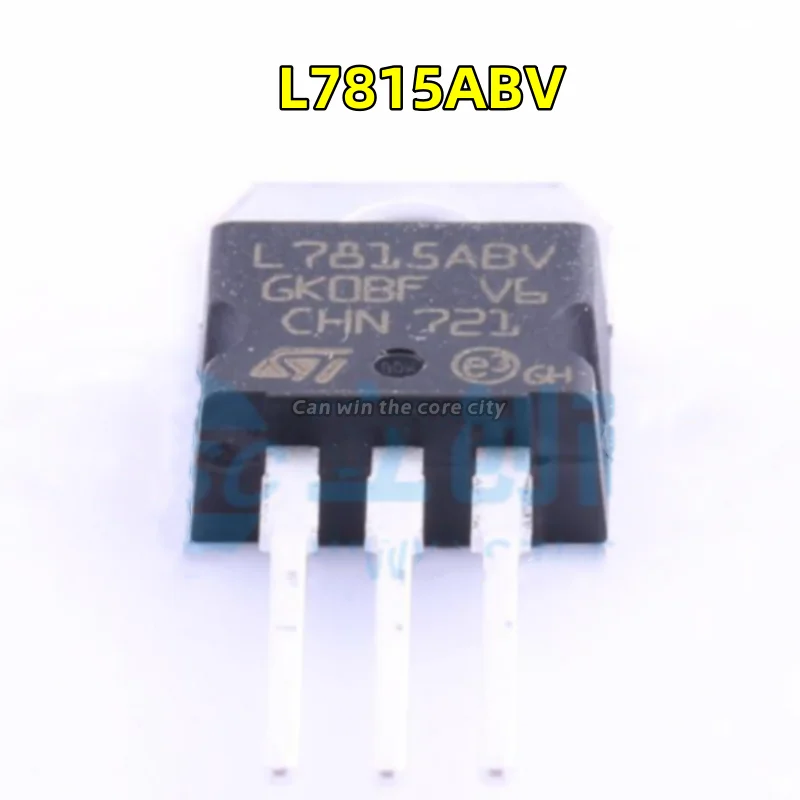 1-100 PCS/LOT New original off the shelf L7815ABV precision 1A bar regulator/regulator L7815 straight TO-220