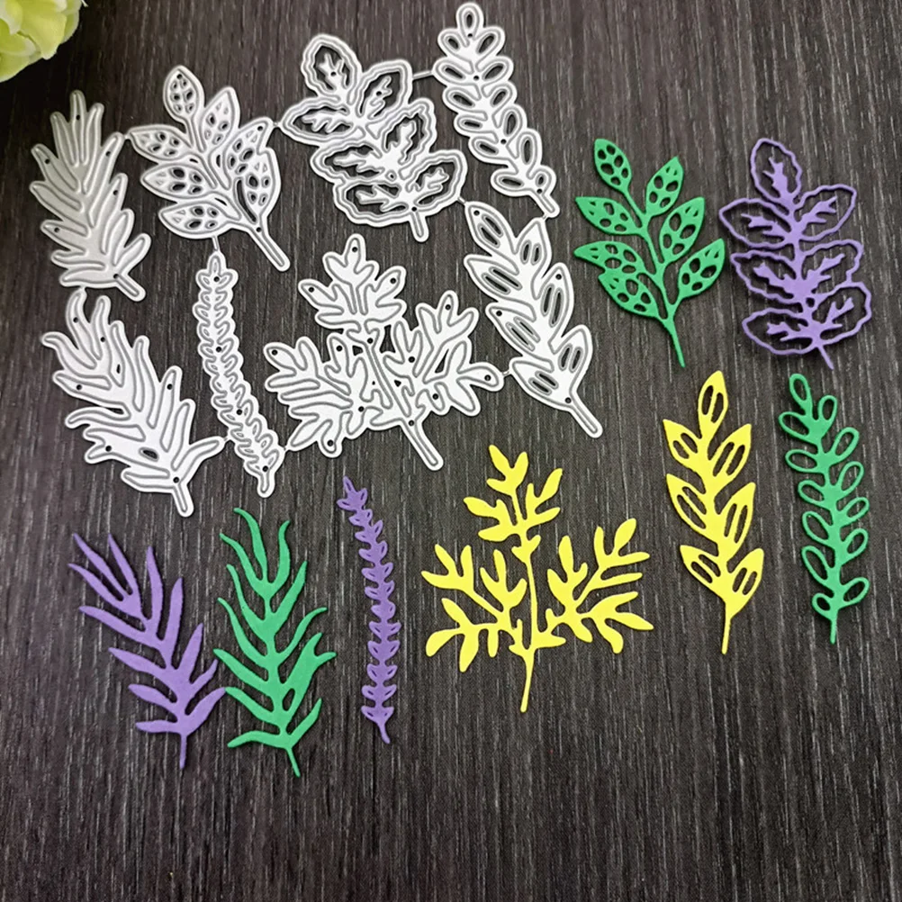 

Carbon Steel Diy Craft Stencil Leaf Shaped Cutting Dies For Greeting Cards Scrapbooks Paper Crafts Storage Containers