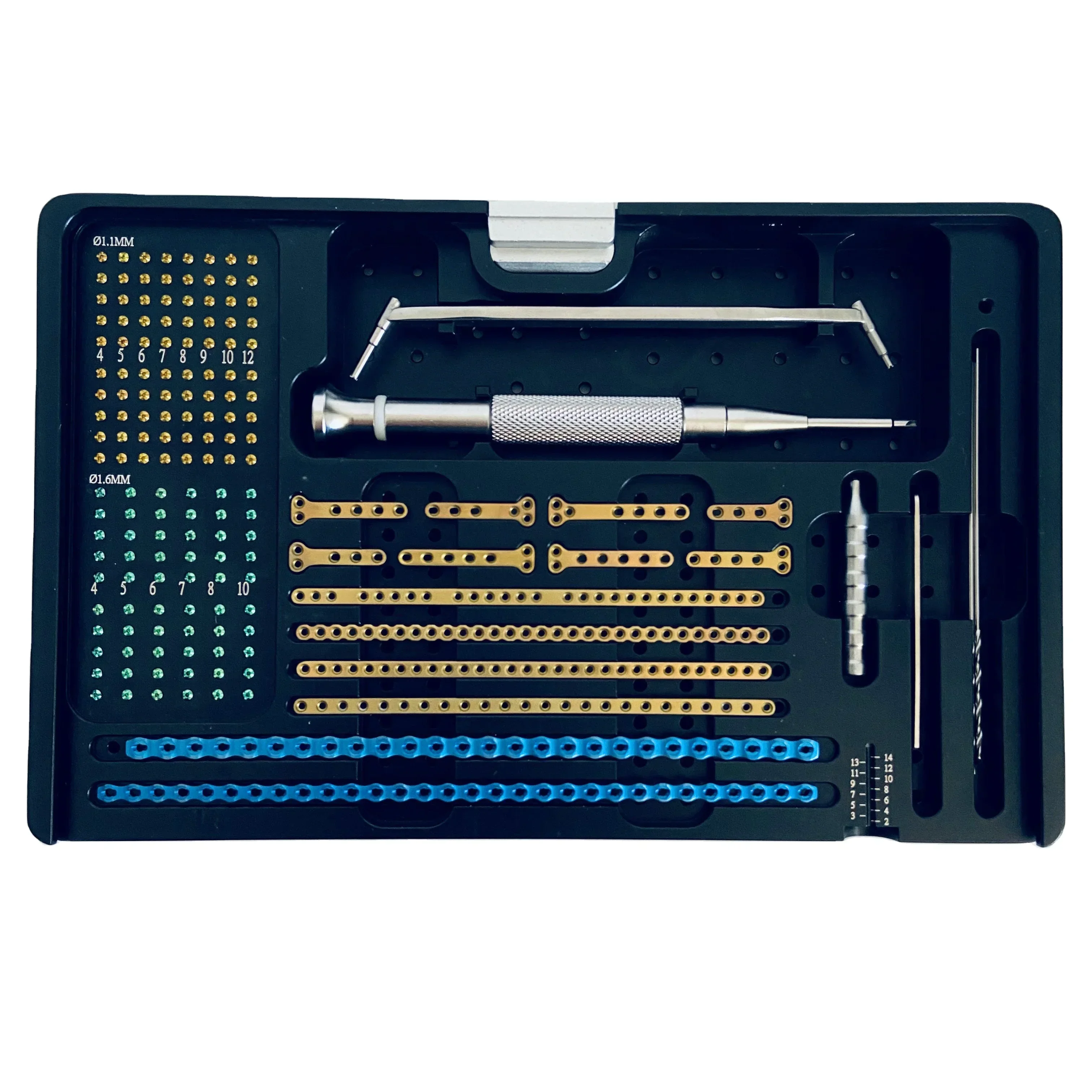 

2025 Veterinary 1.6 mm Locking Plate Instrument Kit for small animal