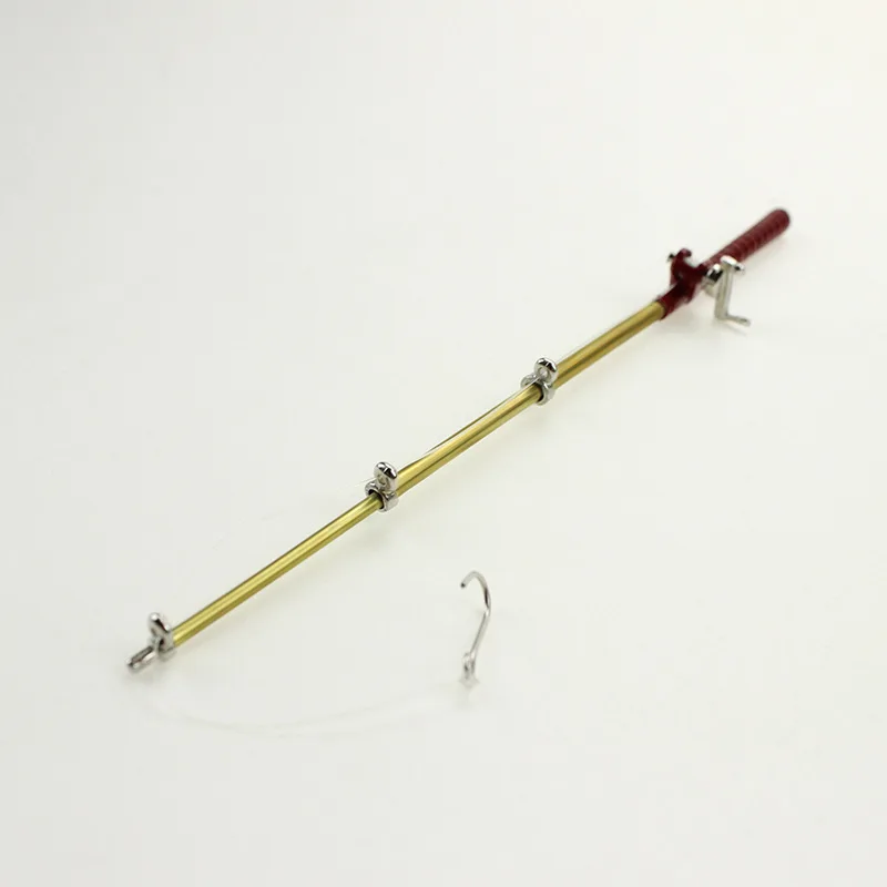 Fishing Rod , Miniature Scene Model, Food Toy, Realistic Dollhouse Accessory, Gashapon