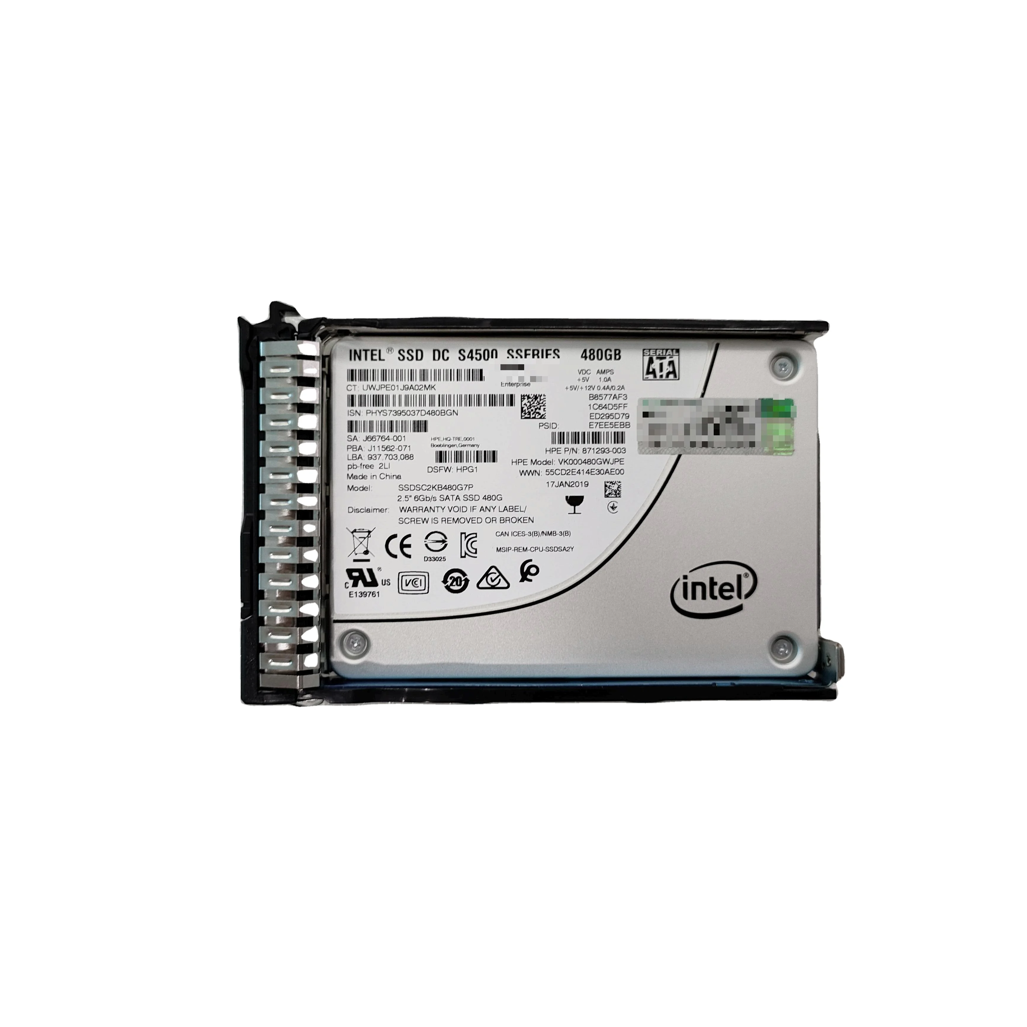 Good Product 868818-B21 868926-001 866615-002 480G SATA 6G 2.5 G8 SSD