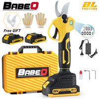 BABEQ 30MM Brushless Electric Pruning Shear Cordless Electric Scissors Fruit Tree Bonsai Beautify Tool For Makita 18V Battery