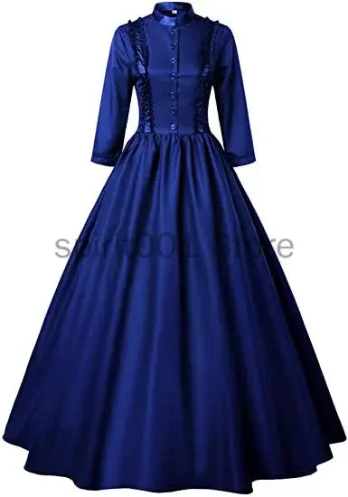 Woman Victoria Medieval Gothic Dress Halloween Costumes Long Skirt Cosplay Vampire Devil Bride Party Gothic Carnival Dresses