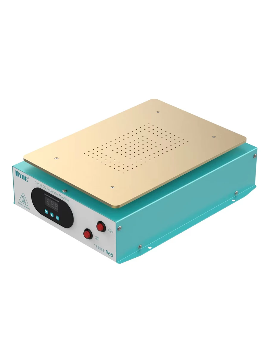 UYUE 968 Built-In Dual Vacuum Pump 14 Inci untuk iPad untuk Iphone Kaca LCD Pemisah Layar Perbaikan Mesin untuk Samsung Tablet PC