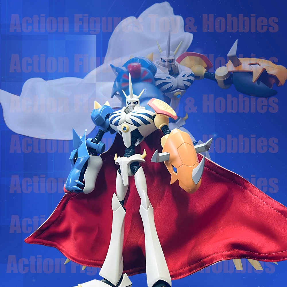 【عباءة فقط】shf 1/12 مقياس أنيمي شخصية Omegamon القماش عباءة كيب شال نموذج ل 6 "عمل الشكل ألعاب الدمى