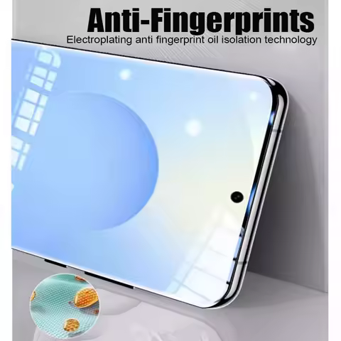 3PCS Full Tempered Glass For Samsung S21 S22 S23 Plus S21 Fe Screen Protector For Samsung Galaxy S25 S24 Ultra Edge Glass Film