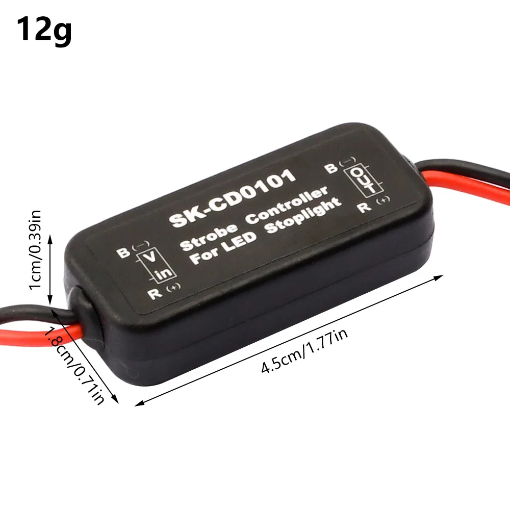 Flash Strobe Controller Flasher Module for LED Brake Light Tail Stop Light 12-24V SK-CD0102 SK-CD0101 SK-CD0100