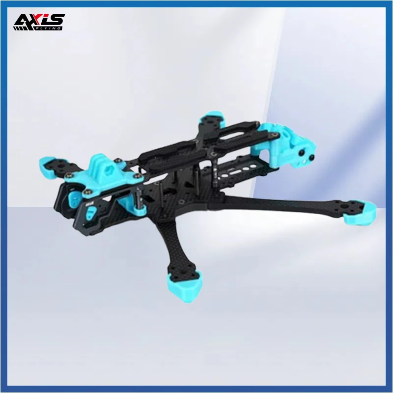 

Axisflying MANTA 5 DC Dead-Cat Design 5-дюймовая рама из углеродного волокна, колесная база 229 мм, подходит для дронов DJI O3 RC FPV для фристайла