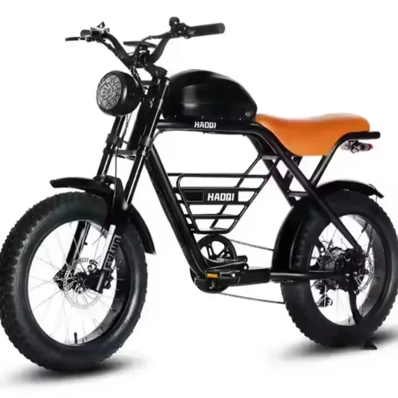 

_Best Selling Amazing || HAOQI Rhino Electric Motorbike 5-Level Pedal-Assist KMC-7 Speed.