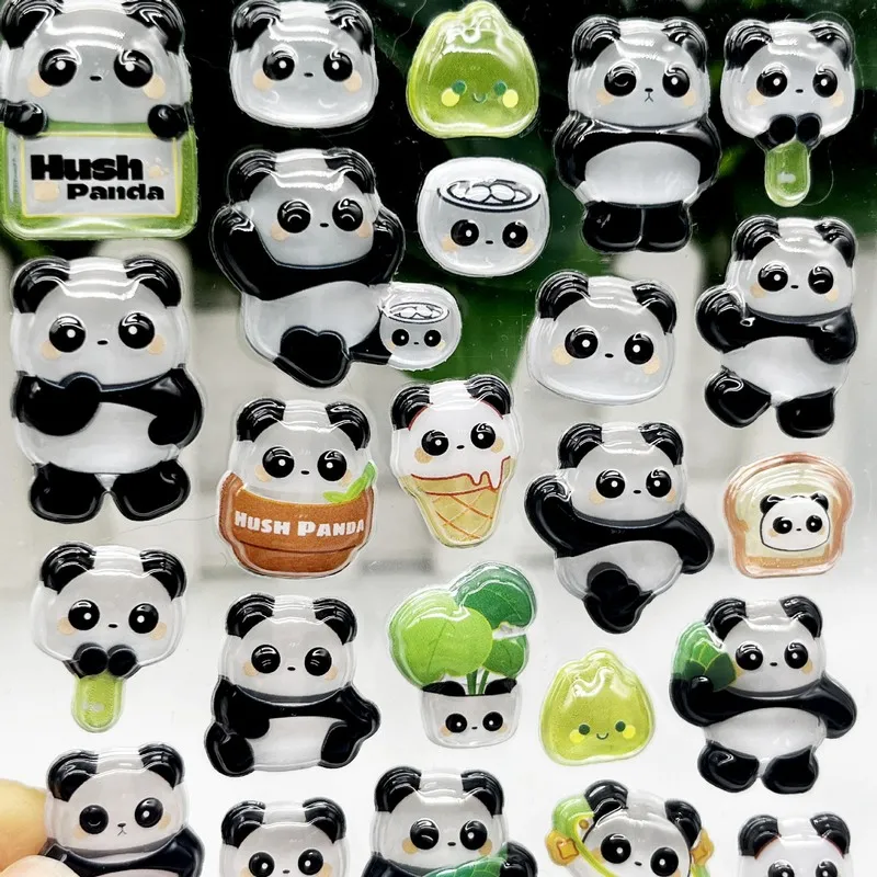 

Cute 3D Embossed Cartoon Reward Stationery Stickers Mobile Phone Decorative Crystal Drip Glue Fun Children's Office Supplies