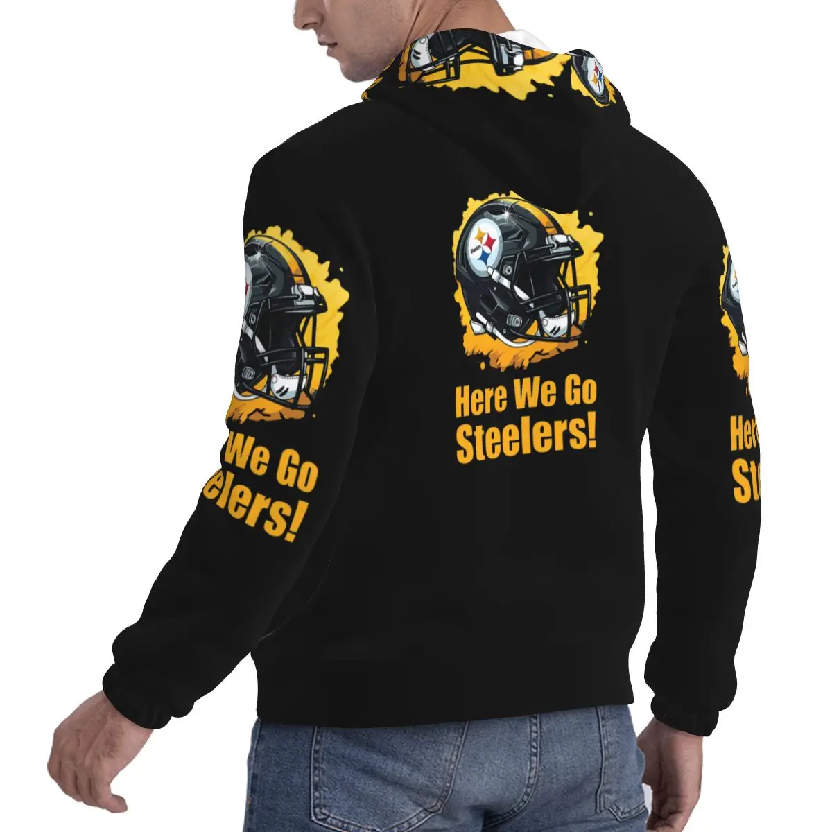 ستيلر شعار هوديس الهيب هوب البلوز الخريف الشتاء الرجال النساء البلوز كم طويل بلايز #4