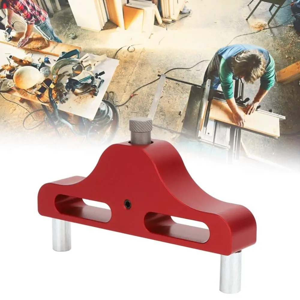 

Aluminum Alloy Center Finder Accurate Scale Easy To Use Center Scriber 95mm Size Blue Red Color Marking Tool Cutting