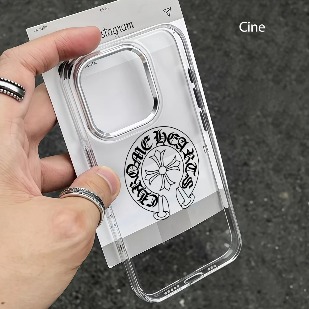Image of Matte Pastellfarbene Transparente Handyhülle für iPhone 18 17 16 15 Pro Max 14 Plus 13 Sturzsichere Trendige Schale mit Verziertem Kreuz-Emblem