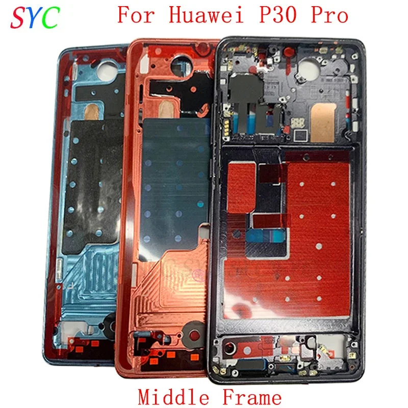 

Middle Frame Center Chassis Housing For Huawei P30 Pro Phone Cover Metal LCD Frame Repair Parts