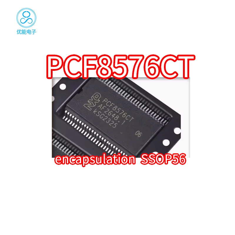 Chip driver tampilan kemasan PCF8576 PCF8576CT SMT SSOP56 asli