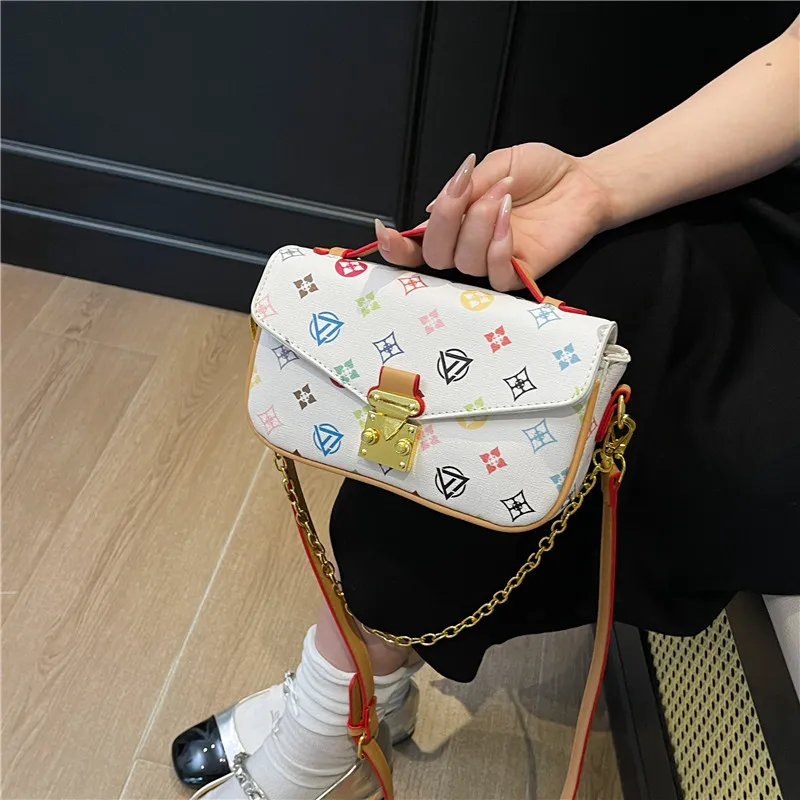 

2025 New Colorblock Messenger Bag Women's Fashion Shoulder Crossbody Purse Stylish Work Tote Handbag
