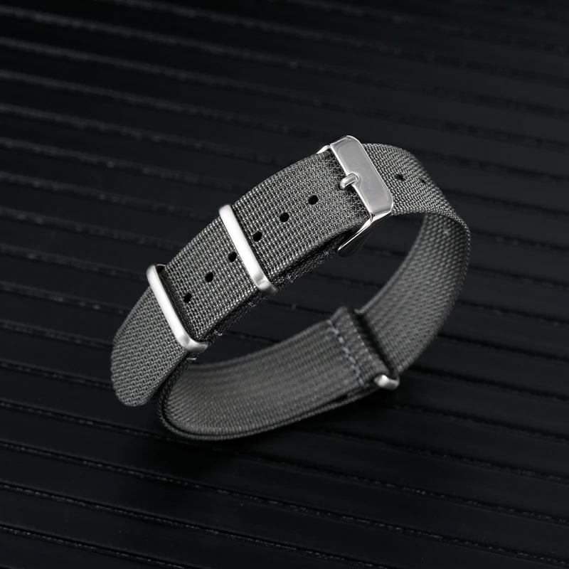 ADDIESDIVE AD2517 Watch Accessory Strap 20mm Nylon Two-Color Waterproof Watch Band