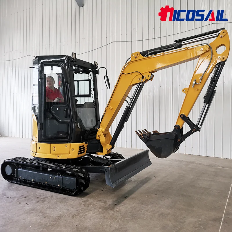 

Лидер продаж в Европе, высокий бренд, 2 тонны, 3 тонны, 3,5 тонны, гидравлический микро-маленький гусеничный 1-тонный мини-экскаватор, баггер, мини-экскаватор