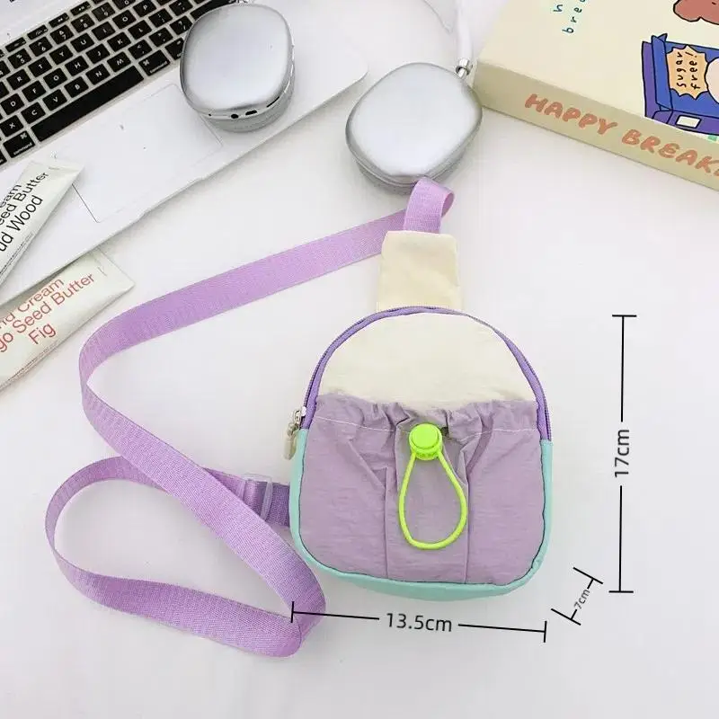 Borsa a tracolla casual per bambini Borsa a tracolla semplice per ragazzi e ragazze Portamonete Collezione da viaggio Zaino