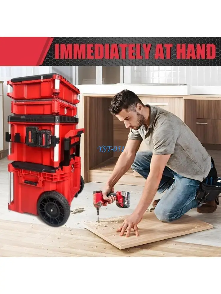 

E15A Battery Rack Steel Tool Tray Organization Folding Table