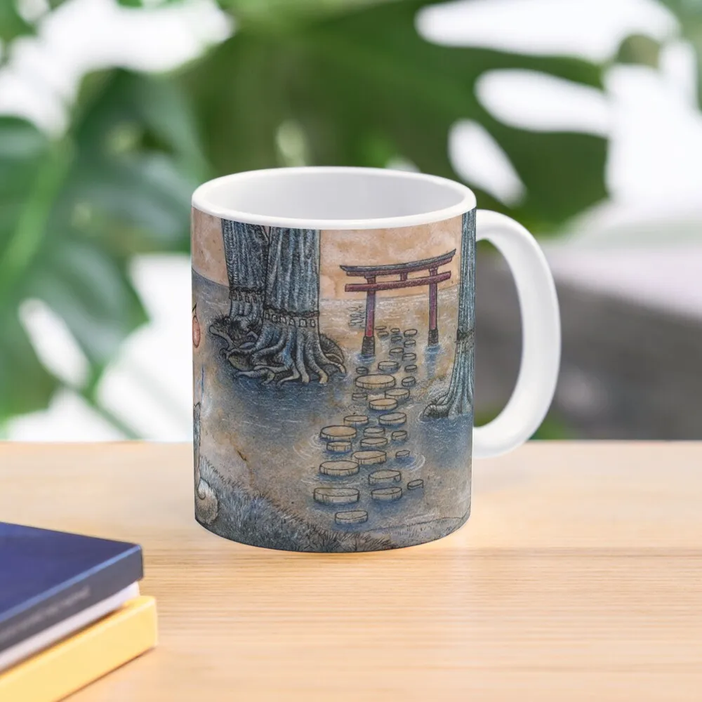 

Beginning - Kitsune Fox Yokai Japanese Coffee Mug Mug Ceramic Tourist Mug