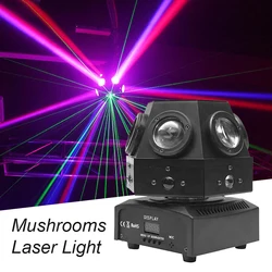 家庭用ムービングヘッドLEDレーザーボール,キノコ型レーザーボールdmx512音声制御,90w,4 in 1