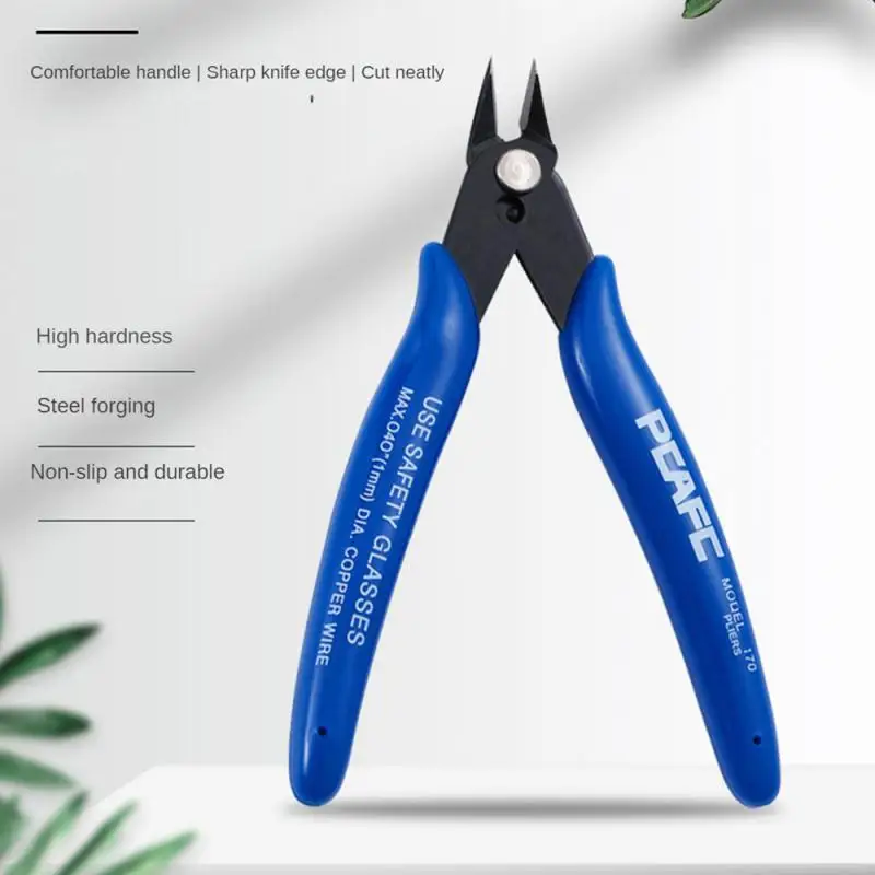 Diagonal Pliers Carbon Steel Pliers Electrical Wire Cable Cutters Cutting Side Snips Flush Pliers Nipper Hand Tools