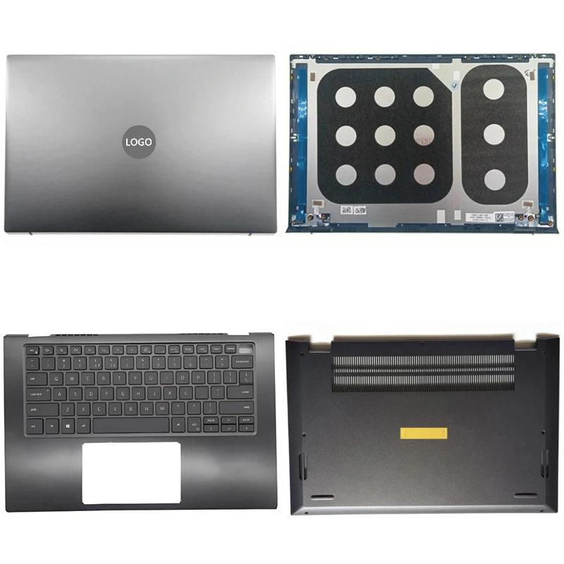 

New For Dell Inspiron 14 5000 5408 5409 Laptop LCD Back Cover Front Bezel Upper Palmrest Bottom Base Case Keyboard Hinges