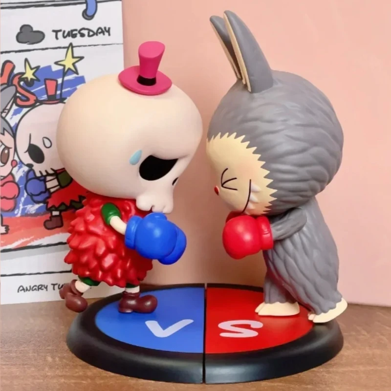

Pop Mart The Monsters Labubu Mischiek Diary Series: Коллекционная фигурка-сюрприз, милая мультяшная статуэтка для декора рабочего стола, подарок для мальчика