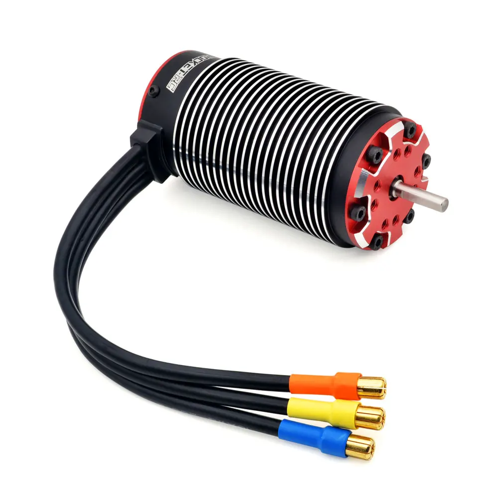 Surpass Hobby Supersonic V2 4998 Brushless Motor 1500KV 2050KV 4-Poles 5mm Shaft 6.5mm Plug For 1/5 1/6 X-MAXX RC Monster Truck