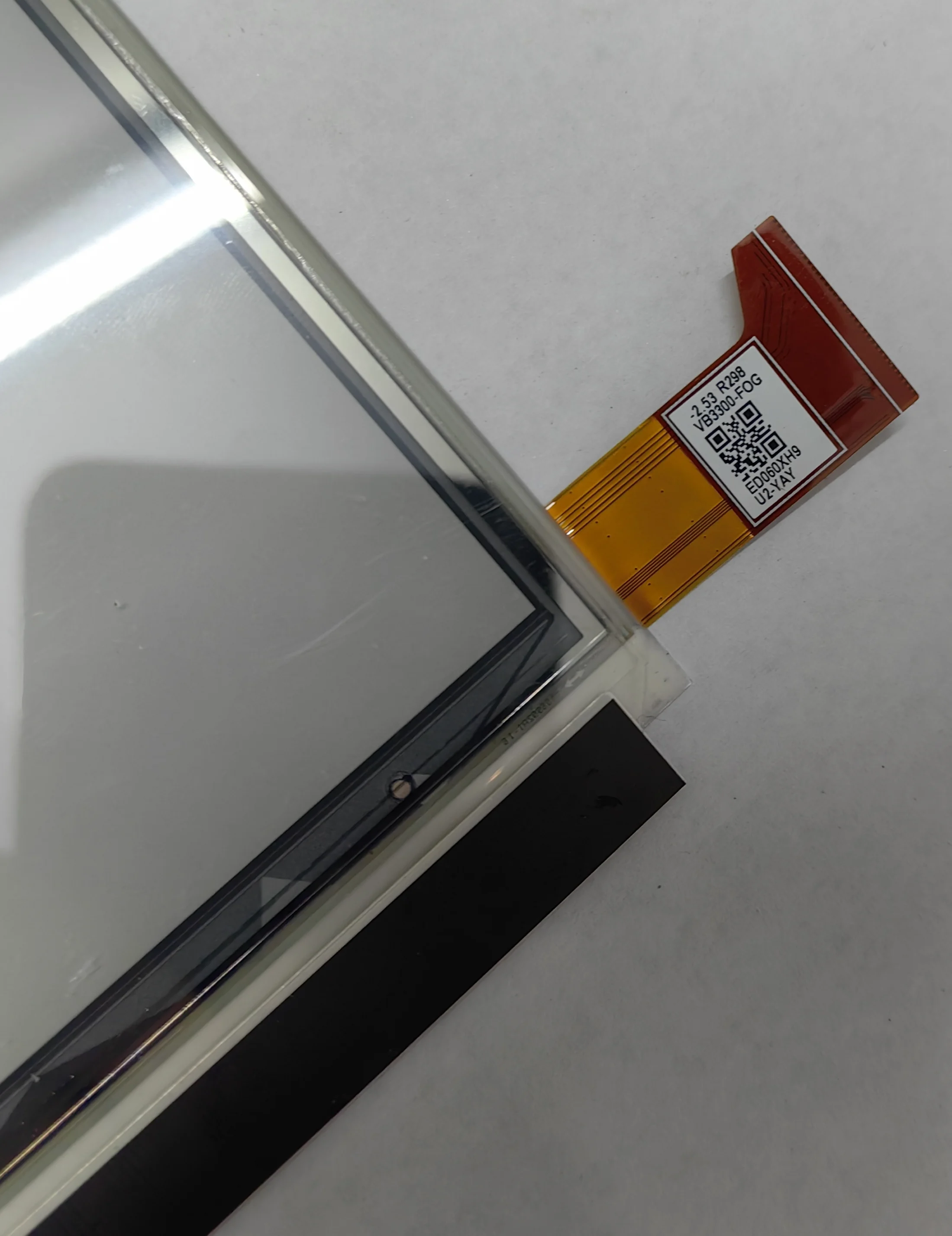 Display lcd de 6 polegadas para pocketbook 633 cores pb633 e-reader tela e painel de toque retroiluminação