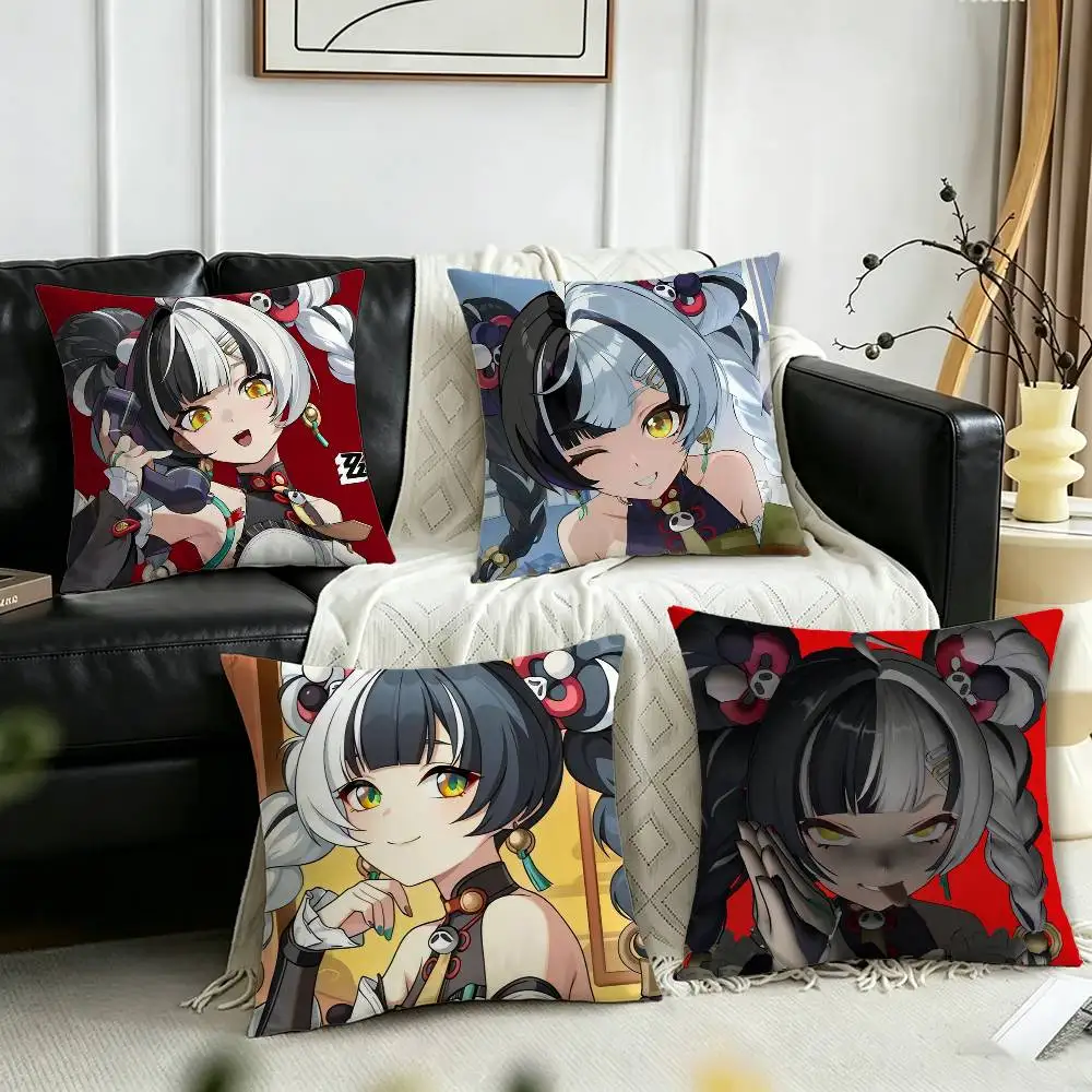 

D-Dialyn icon Zenless Zone Zero Pillow Case Cushion Cover Throw Pillow Case For Car Sofa