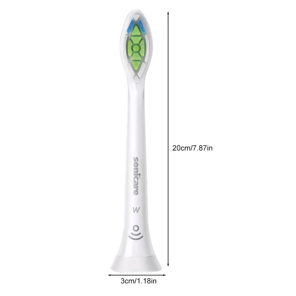 Dla Philips HX6064 Sonicare W2 4-pakowe końcówki do szczoteczek do zębów wymienne końcówki do szczoteczek do zębów główka szczoteczki do zębów biały