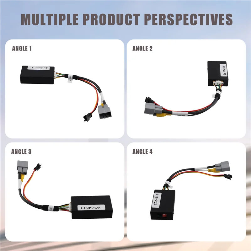 360 LVDS إلى CVBS كابل فك Canbus Box لتويوتا برادو/ألارد 2015-2020-ABVP
