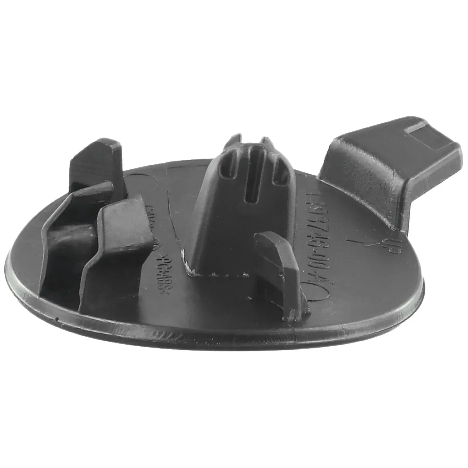 

Car Front-Bumper Tow Hook Towing Eye Cover Cap Fits For Tesla Model-Y 2021-2022 #1493746-00-A Black Plastic Exterior Parts A F