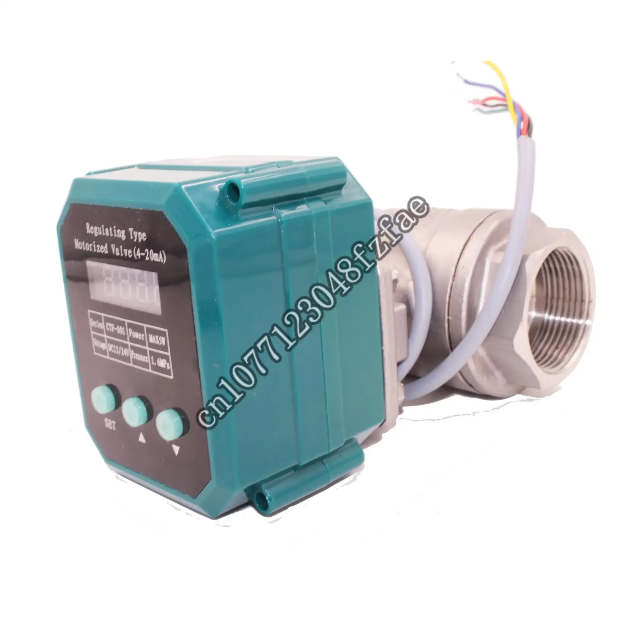 DC12V DC24V 4-20ma ,0-10V mini proportional modulation valve formixing water system