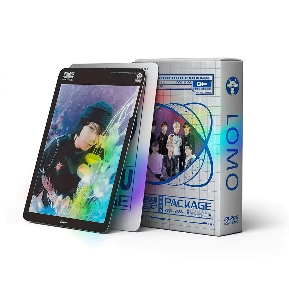 

55 шт. KPOP Idol Boy, новый альбом 2025 SEASON'S GREETINGS Lomo Cards HD Printd фотокарточки HEESEUNG JAY JAKE SUNGHOON, подарки для фанатов