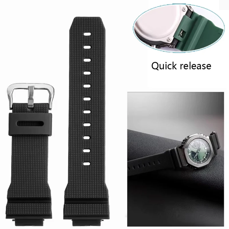 Hohe Qualität Für Casio G-SHOCK Silikon Armband GM2100/5600/6900 GA2100 DW5600 Armband Wasserdichte Gummi Armband 16MM