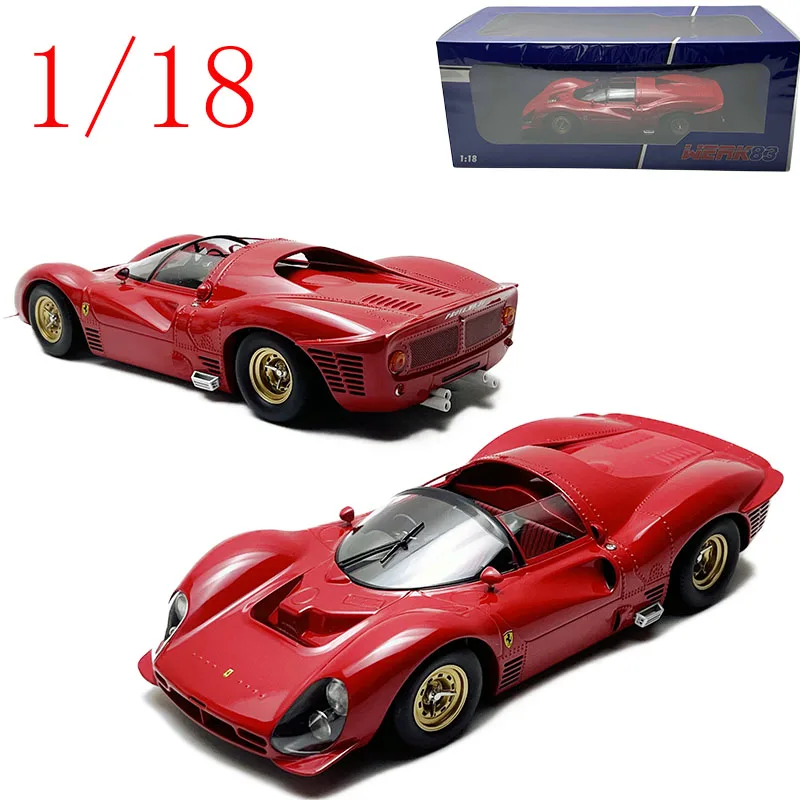 

WERK83 Diecast 1/18 Scale Ferrari 330 P3 Berlinetta ‌4.0L V12 Removable Front Hood Alloy Car Model Toys for Boys Gift