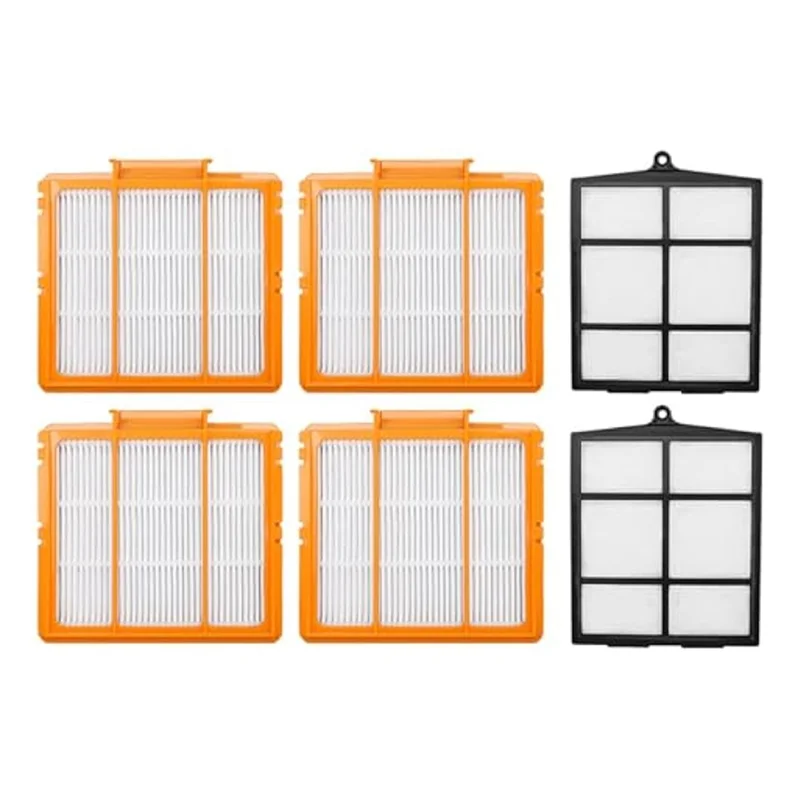 6Pack Accessori di Ricambio Per Shark RV2502AE AV2501S AV2501AE RV2520AOUS AV2510AOUS Smart Robot Aspirapolvere Filtri